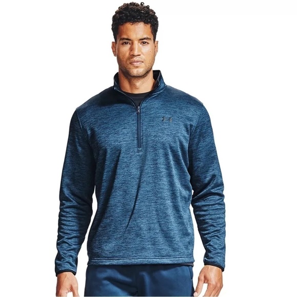 NWT Under Armour Fleece ½ Zip Pullover Top 1357145-408 - Size Small - Picture 1 of 10